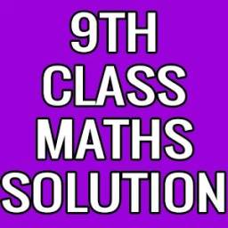 9th class maths solution