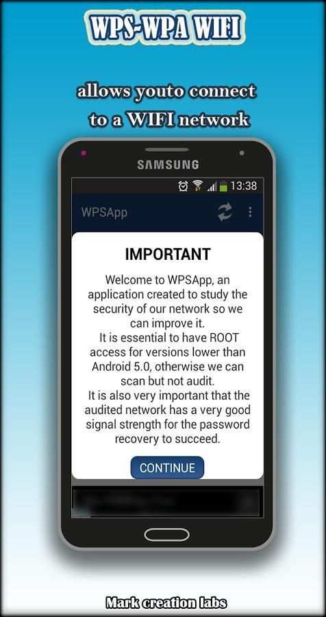 WPS - WPA app connect स्क्रीनशॉट 1