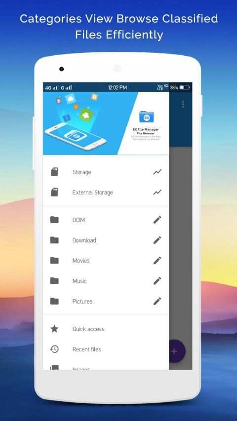 EX File Manager-File Browser स्क्रीनशॉट 6