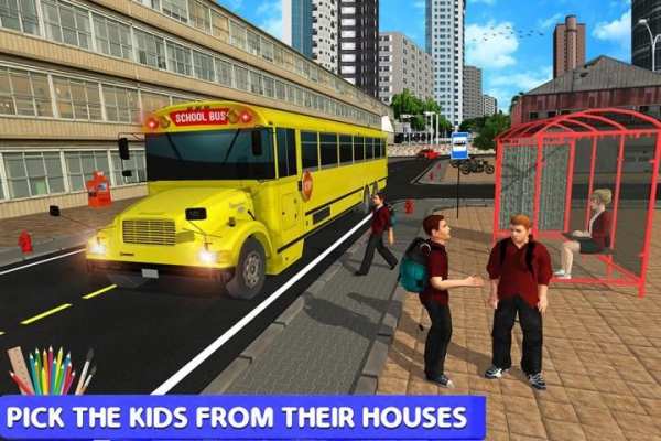 High School Bus Simulator: City Bus Driving screenshot 5