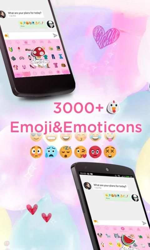 Lovely Pink Cat-Emoji Keyboard 4 تصوير الشاشة