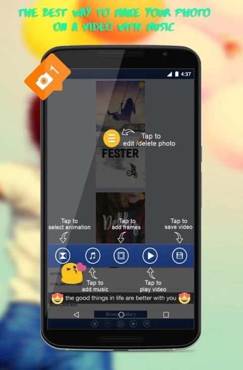 Slideshow - Photo Video Maker скриншот 1