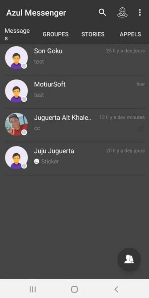 Azul Messenger screenshot 1