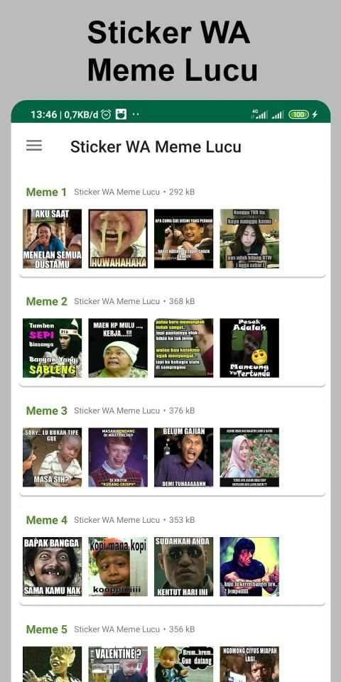 Sticker WA Meme Lucu screenshot 6