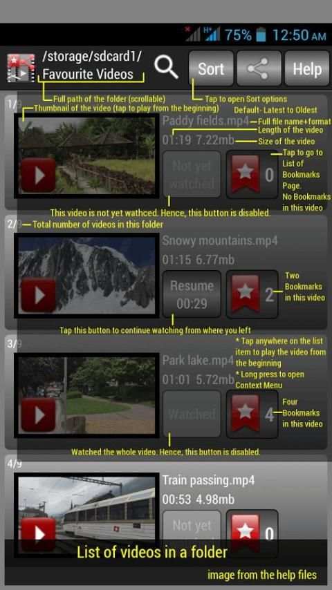 EasyShare Video Player скриншот 2