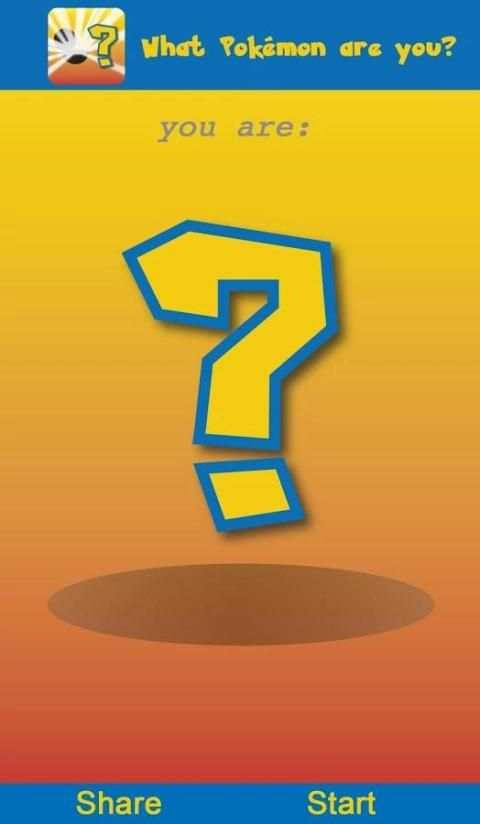 What Pokémon are you? screenshot 2