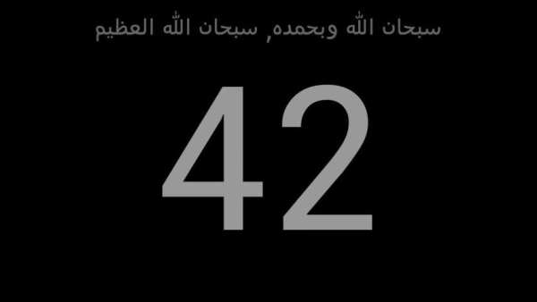 عداد التسبيح - Tasbeeh Counter screenshot 1