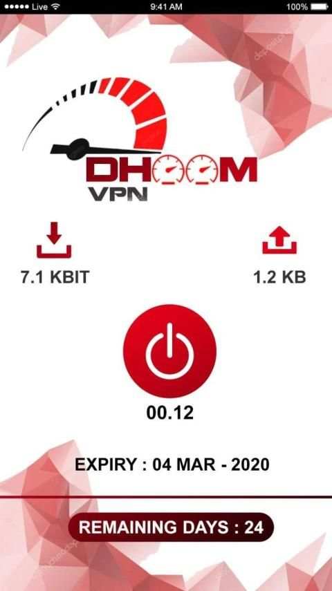 Dhoom VPN screenshot 2