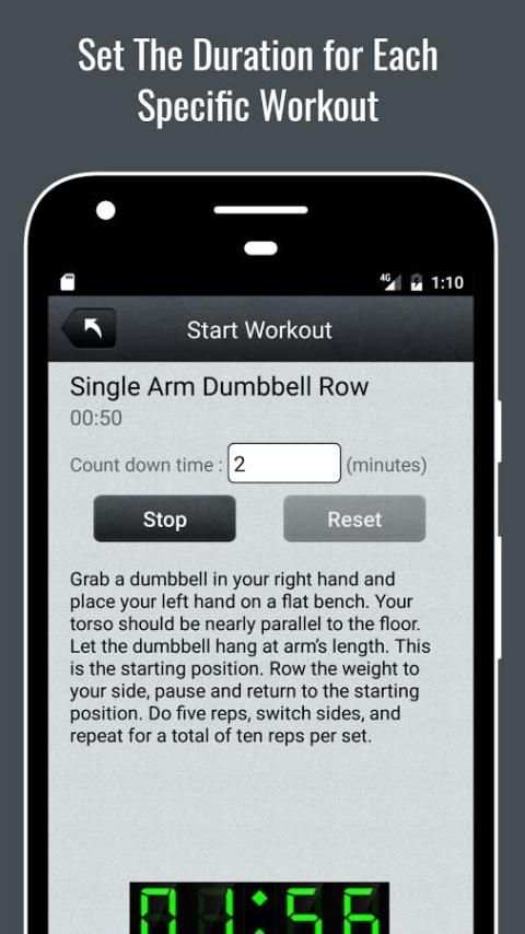 Dumbbell Workout Routine Lite скриншот 11