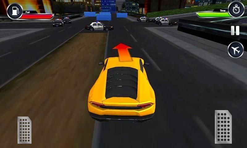 Полиция гнаться летающий скриншот 2