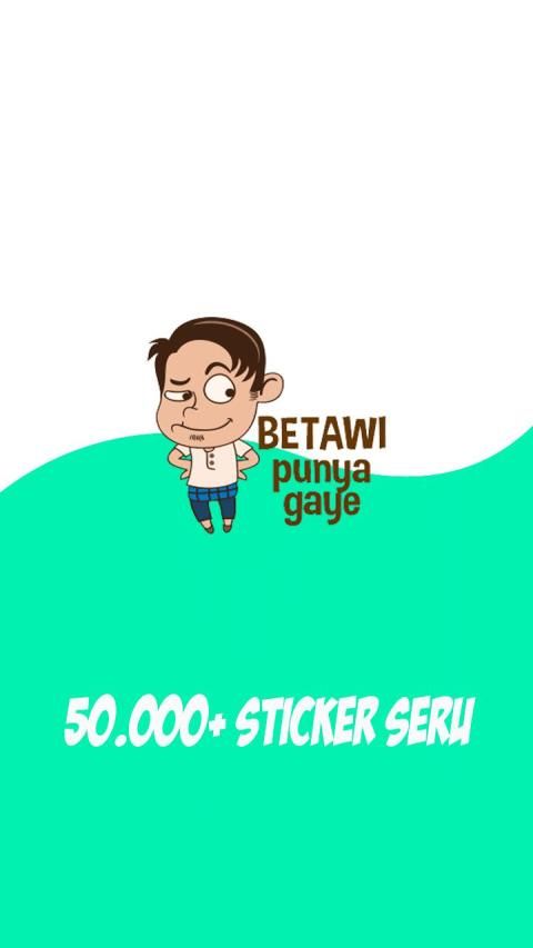 New Sticker Betawi Seru For WASticker स्क्रीनशॉट 3