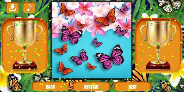 Butterfly jigsaw puzzle स्क्रीनशॉट 9