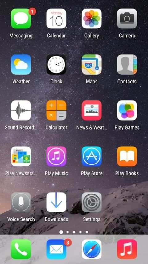 TrueiOS - Icon Pack स्क्रीनशॉट 5