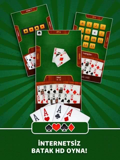 Batak HD - İnternetsiz Batak screenshot 2