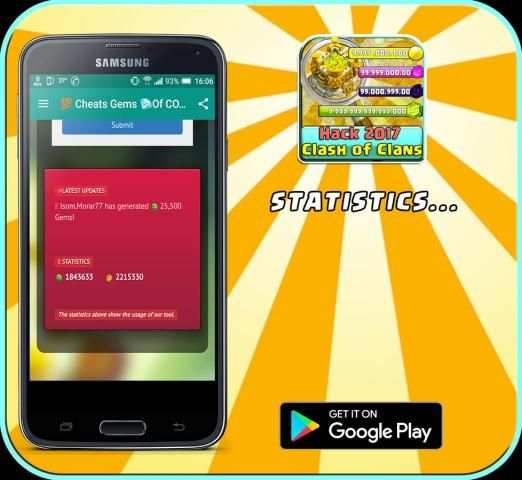 Gems * Of COC Prank screenshot 7