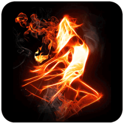 Fire Dance девушка Theme иконка