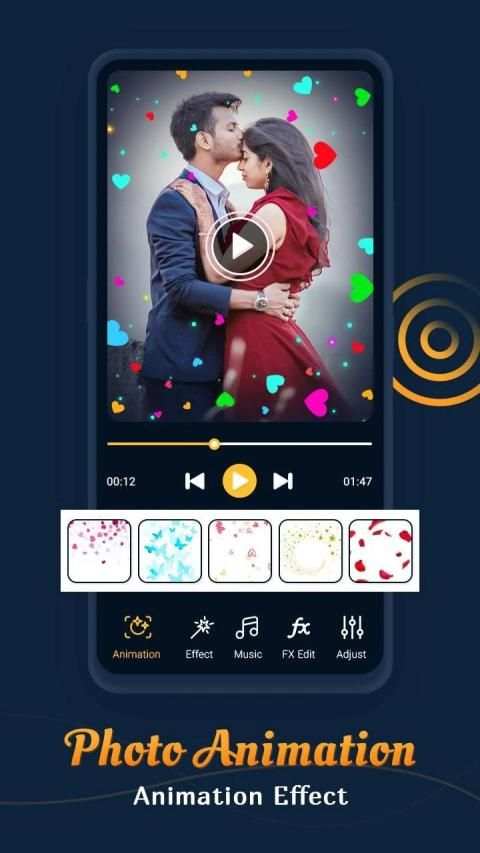 Photo Animation Video Effect Maker with Music स्क्रीनशॉट 4