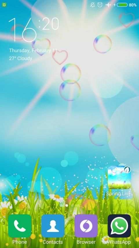Spring Live Wallpaper स्क्रीनशॉट 6