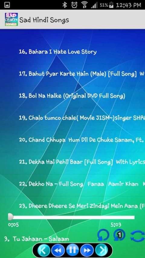 Sad Hindi Songs screenshot 5
