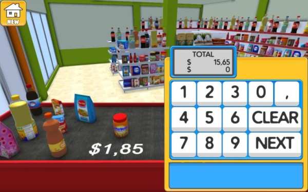 Calculator Cash Register Kids screenshot 2