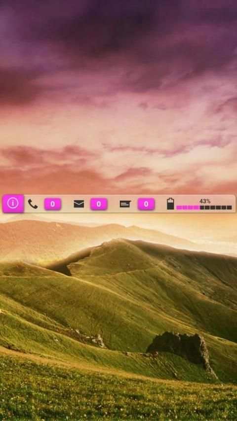 Notibar light UCCW skin screenshot 2