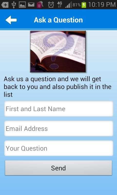 Bible Questions & Answers FAQ screenshot 1
