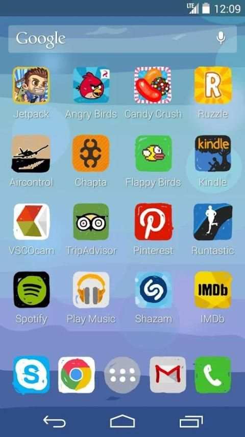 Handmade Icon Pack скриншот 5