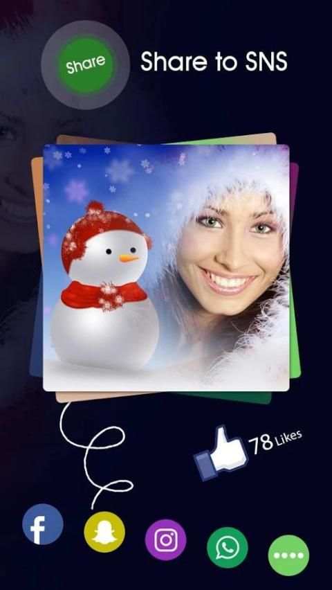 X Mas Photo Frame 2 تصوير الشاشة