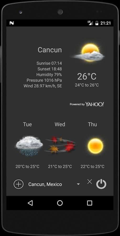HandyWeather screenshot 1