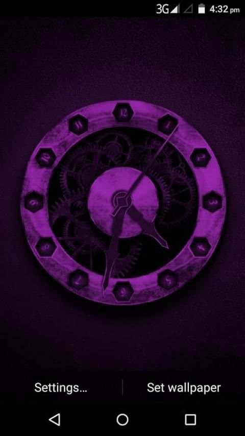 Analog Clock LWP screenshot 1