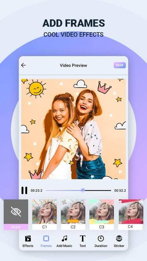 Video maker from photos with music - Video editor स्क्रीनशॉट 4