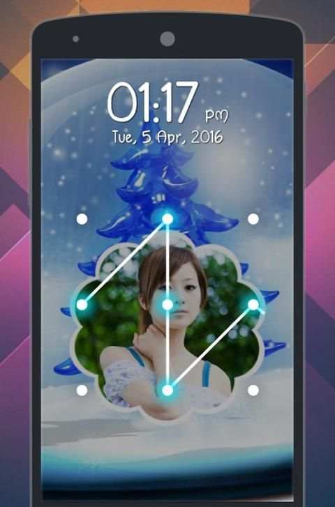 Photo Pattern Lock Screen screenshot 3