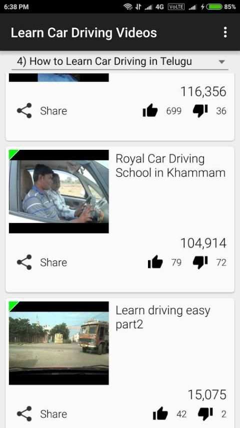 Learn Car Driving Video скриншот 4