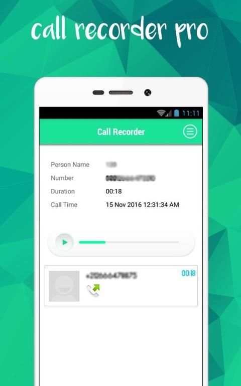 Call Recorder pro 1 تصوير الشاشة