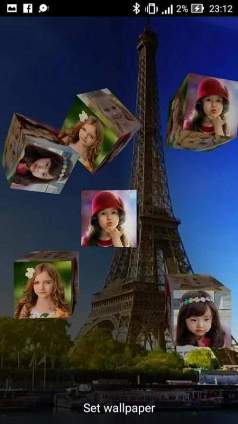 Photo Frame Live Wallpaper स्क्रीनशॉट 2