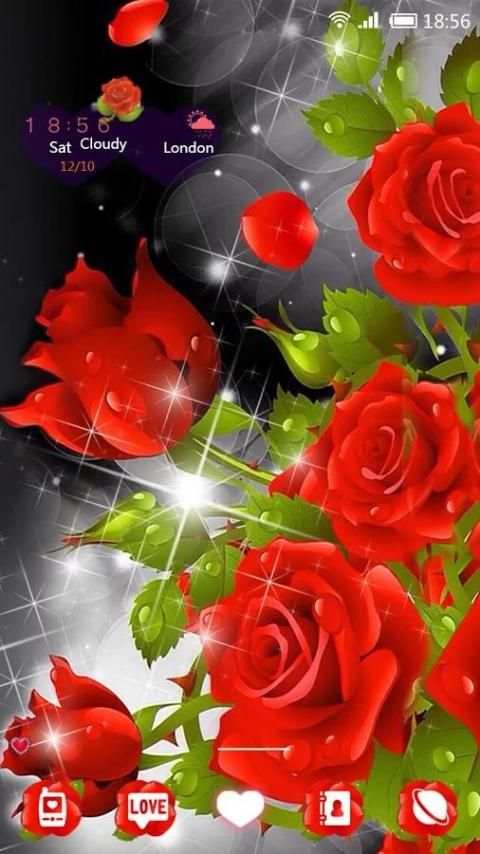 Rose 91 Launcher Theme screenshot 3