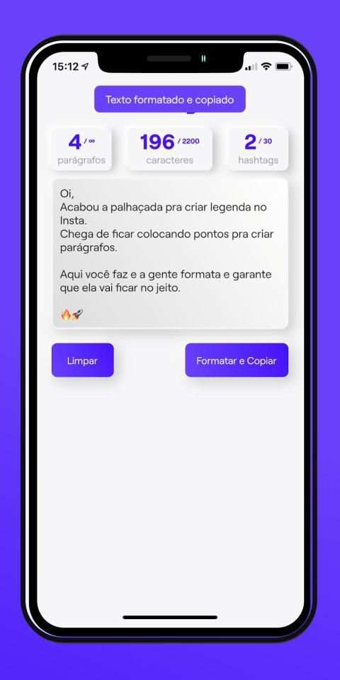 Formatagram screenshot 1