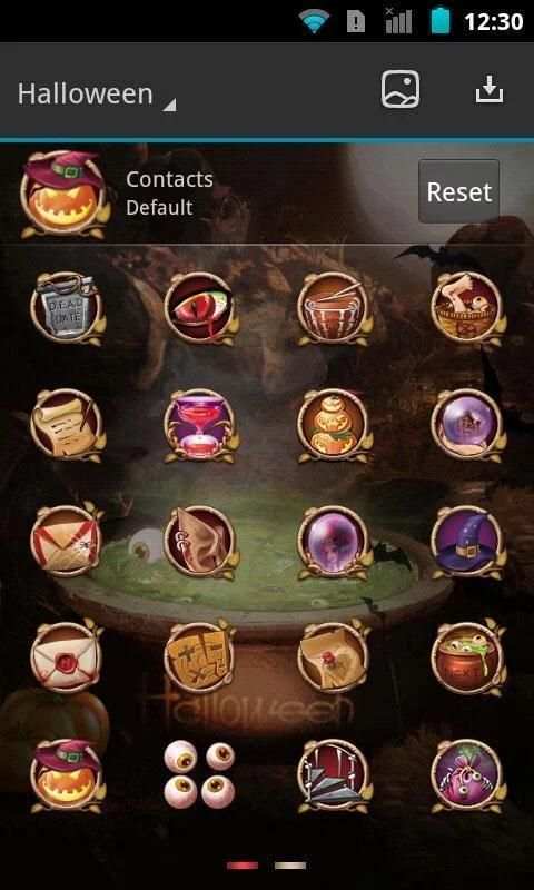 Next Launcher Theme Halloween screenshot 3