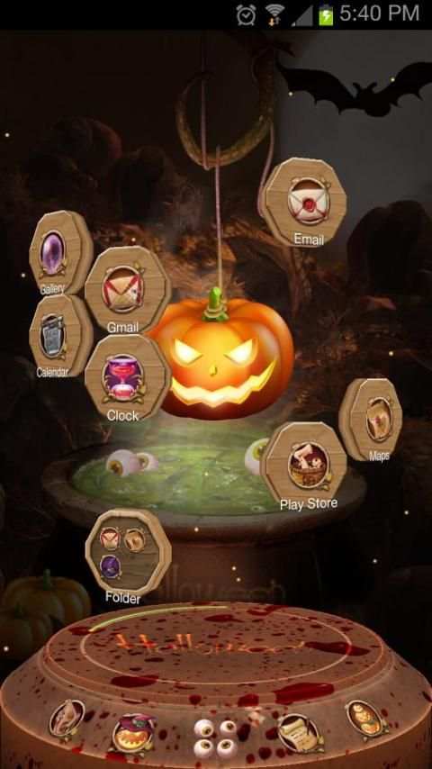 Next Launcher Theme Halloween screenshot 5