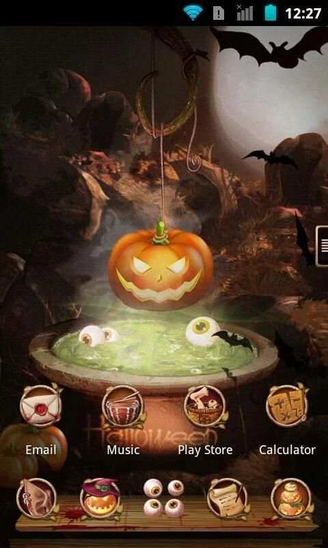Next Launcher Theme Halloween screenshot 7
