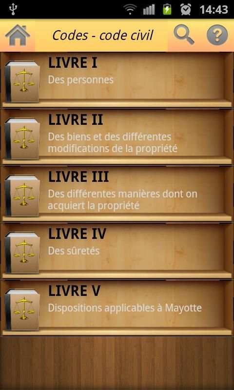 Code Civil et Pénal 1 تصوير الشاشة