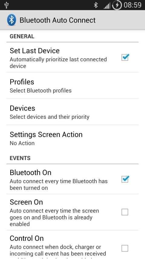 Bluetooth Auto Connect स्क्रीनशॉट 1