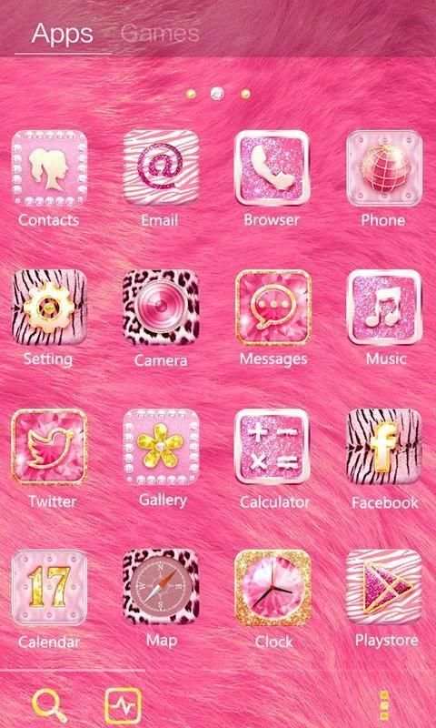 (FREE) Luxury Pink GO Theme 3 تصوير الشاشة