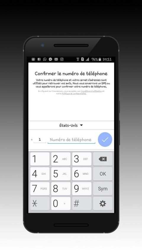 Free imo number screenshot 1