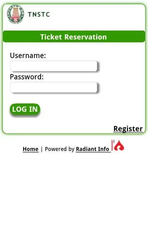 TNSTC Online Ticket Booking screenshot 2