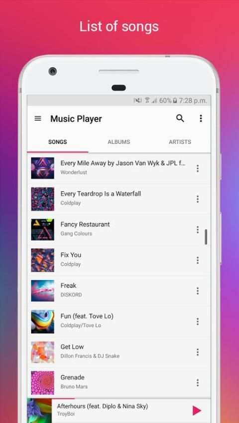 Music Player MP3 Songs Offline 8 تصوير الشاشة