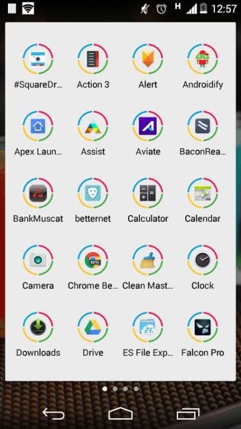 Icon Pack - Nexus Circle screenshot 1
