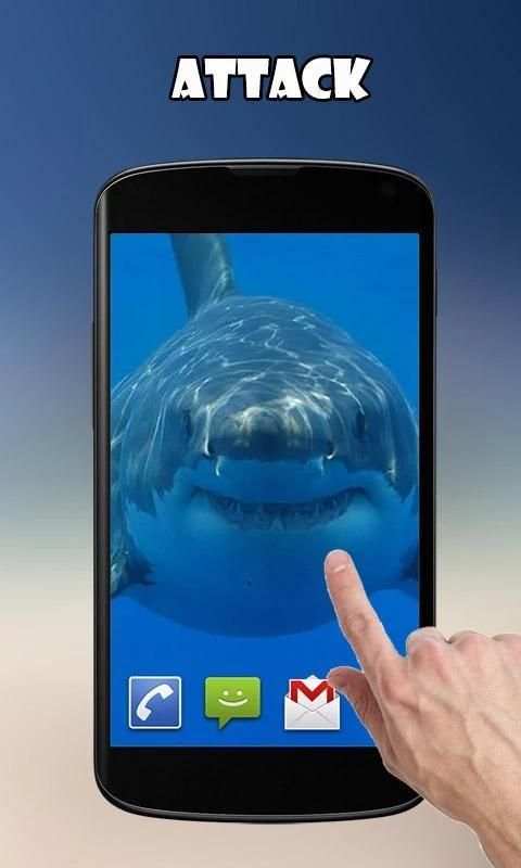 Shark Attack Live Wallpaper 3 تصوير الشاشة