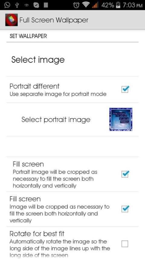 Fit Full Screen Live Wallpaper 2 تصوير الشاشة