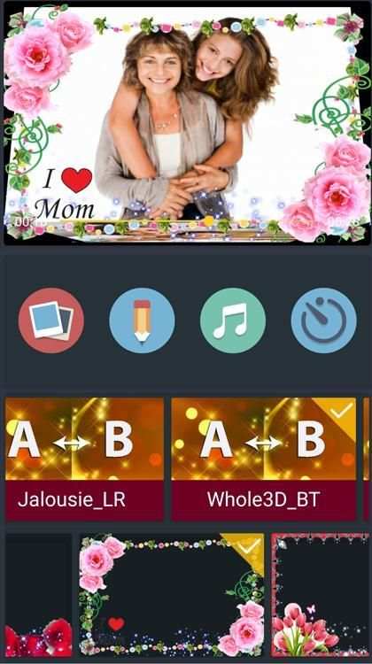 Mother's day video maker स्क्रीनशॉट 4